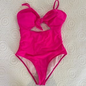 NEW Mara Hoffman Kia hot pink sample swimsuit medium